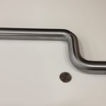 A bent steel pin per customer specifications.